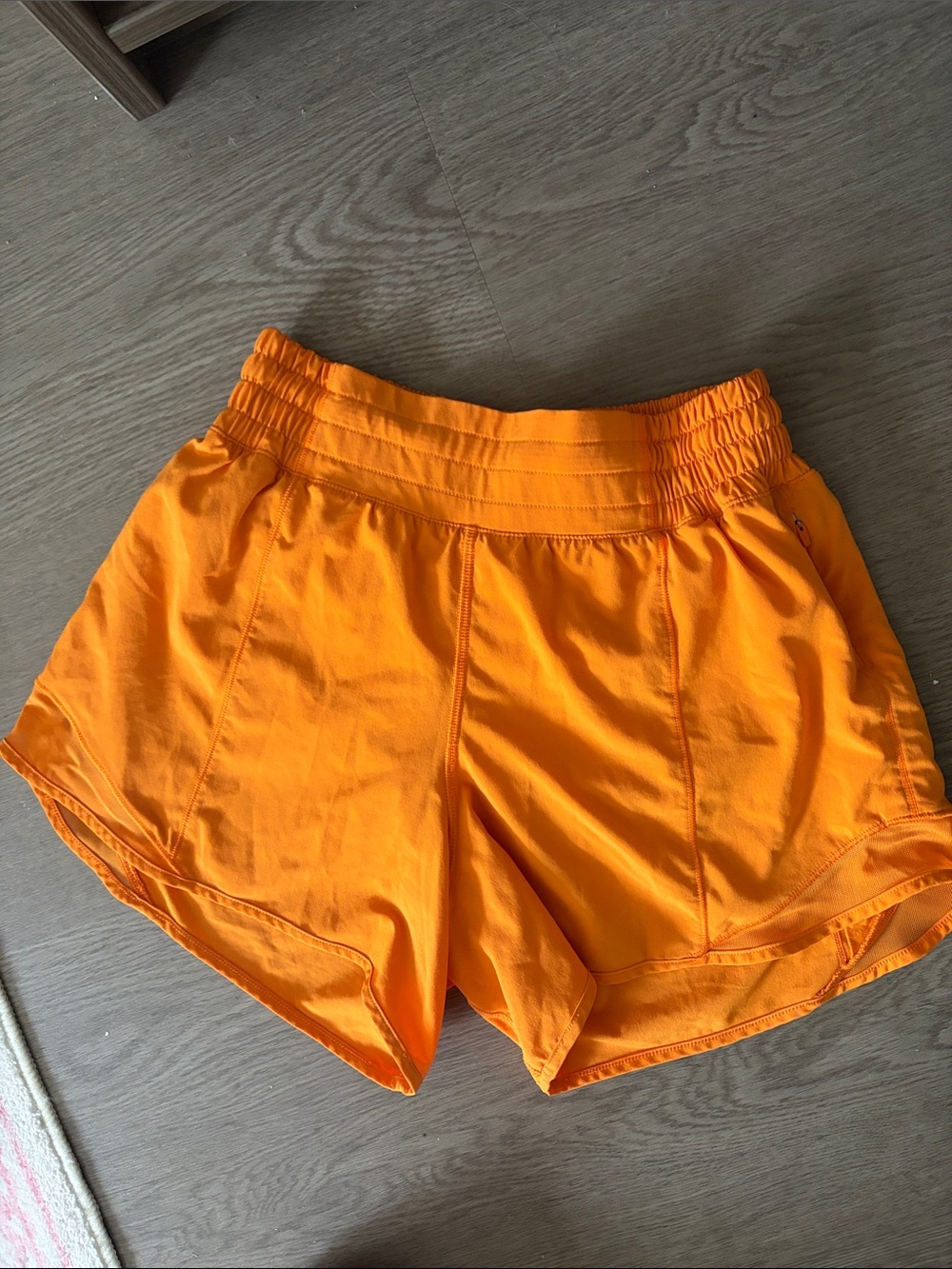 lululemon athletica Orange Athletic Shorts